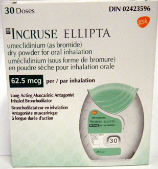 Incruse Ellipta (Umeclidinium Bromide)