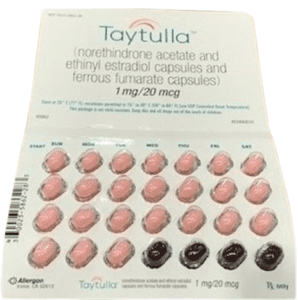 Taytulla (Norethindrone Acetate / Ethinyl Estradiol)