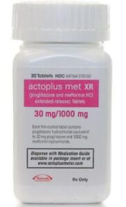 Actoplus Met XR (Pioglitazone/Metformin)