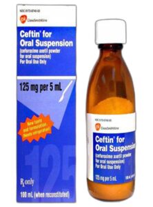Ceftin Oral Suspension (Cefuroxime)
